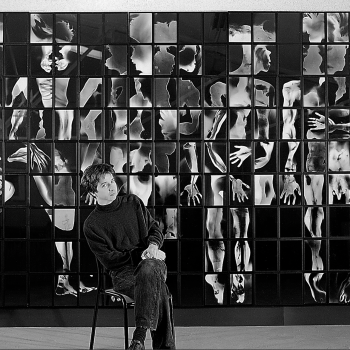 Six tentatives d’autoportraits de le série Röntgen
198 photogrammes 18x24 encadrés soit L 4,2xH2,5 m 1991-94